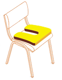Ортопедическая накладка Селиванова на стул